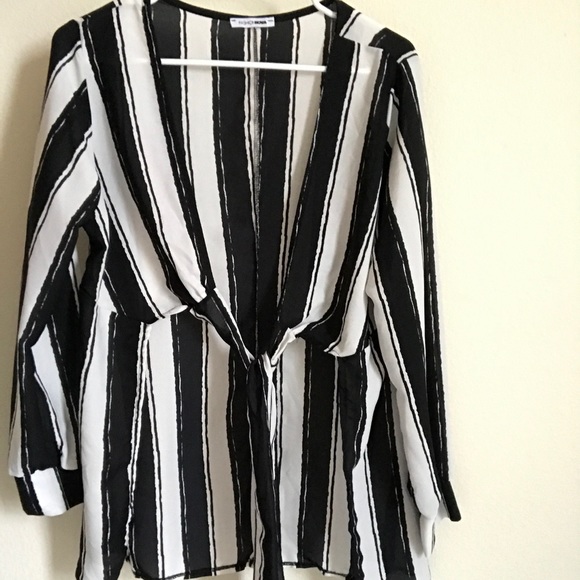 Stripped blouse L - Picture 3 of 4